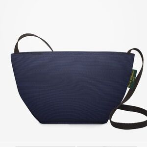 Herve Chapelier Mini Tote Square Bottom Navy Crossbody Bag